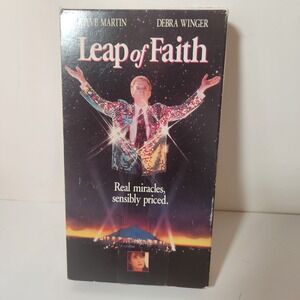 Leap of Faith VHS 1992 Steve Martin Debra Winger Paramount Pictures Comedy Movie